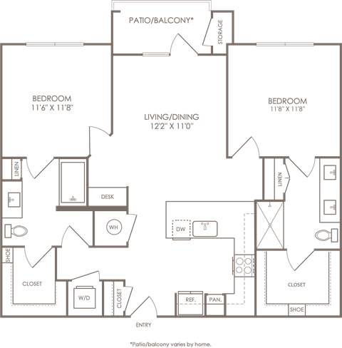 a diagram of a floor plan of a house
